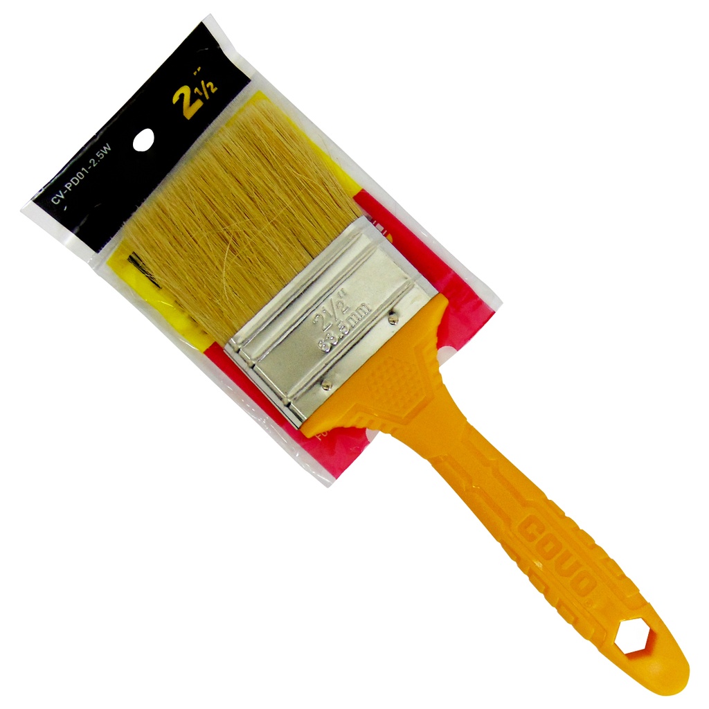 BROCHA 2.5" CERDAS BLANCAS COVO