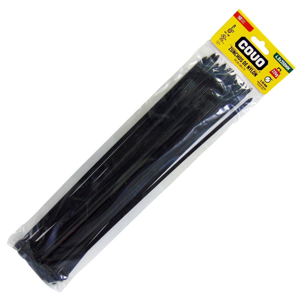 TIRRAJE NYLON NEGRO 4.8-350MM COVO