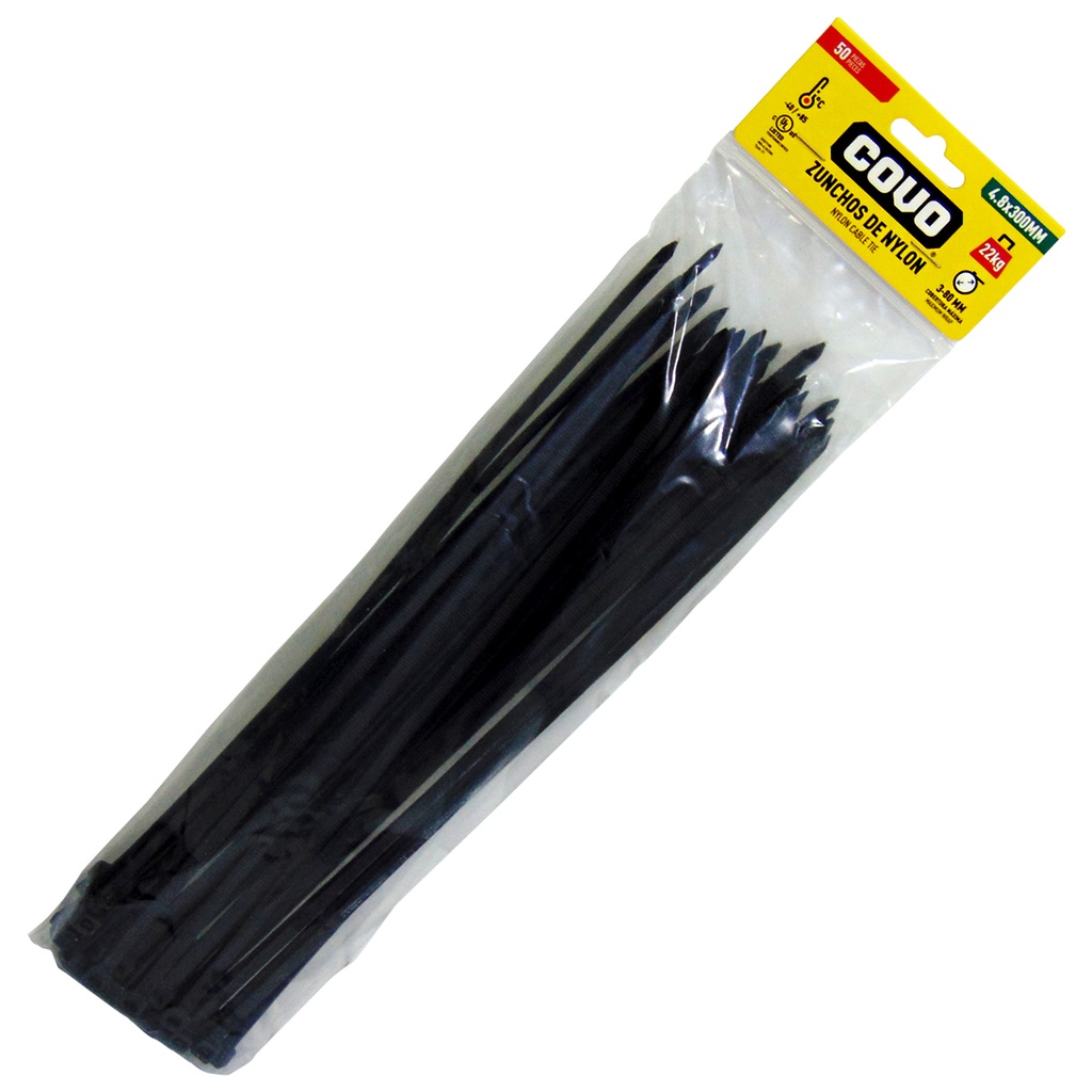 TIRRAJE NYLON NEGRO 4.8-300MM COVO