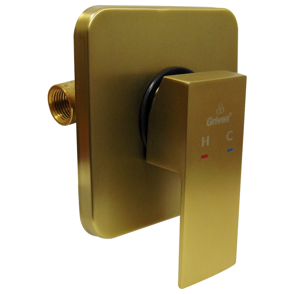 LLAVE PARA DUCHA 1/2" DORADA MONOMANDO GRIVEN GOLD