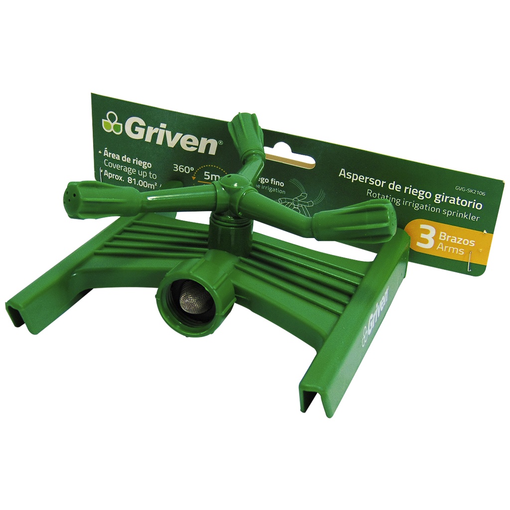 ASPERSOR DE RIEGO GIRATORIO GRIVEN