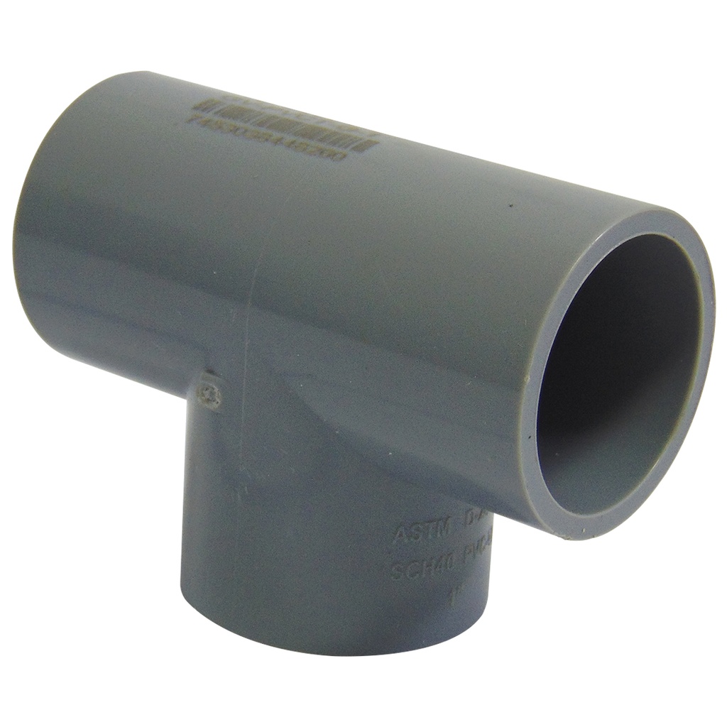TEE PVC 1" SENCILLA CXCXC GRIS GRIVEN