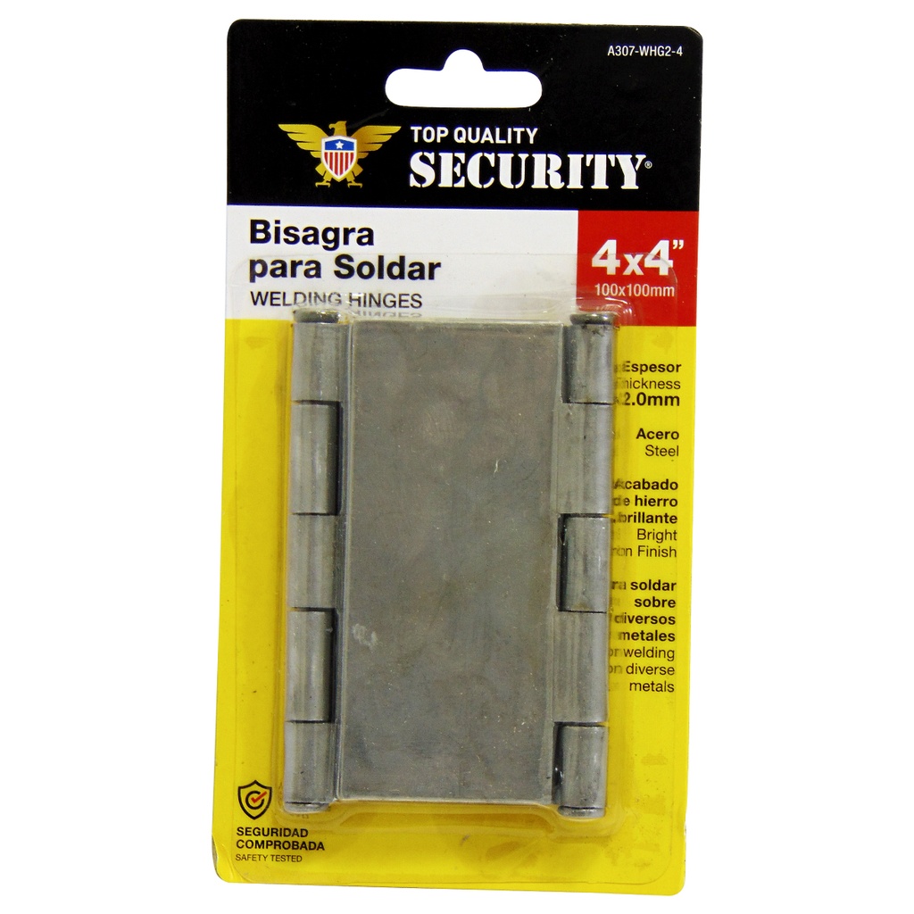 BISAGRA PARA SOLDAR 4" X 4" SECURITY