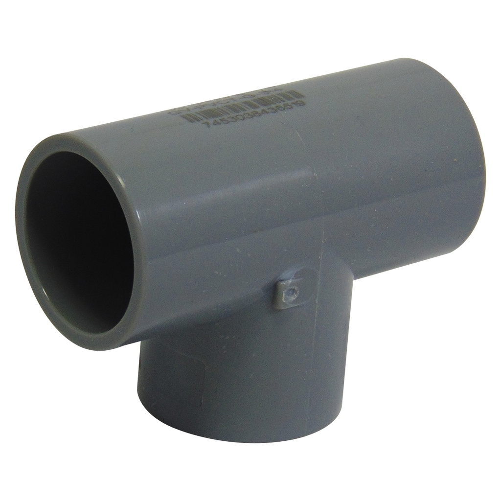 TEE PVC 3/4" SENCILLA CXCXC GRIS GRIVEN