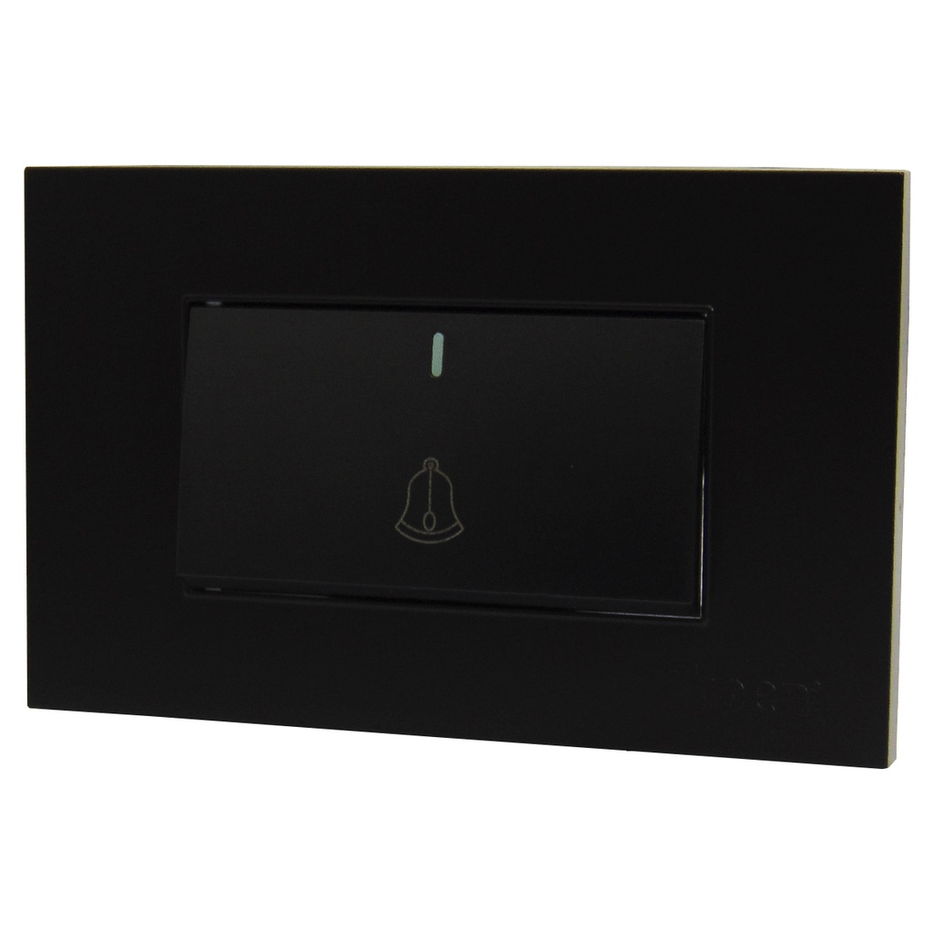 TIMBRE PARA PUERTAS NEGRO TROEN