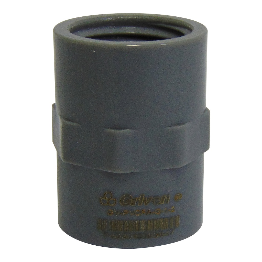 ADAPTDOR PVC 1/2" HEMBRA GRIS GRIVEN