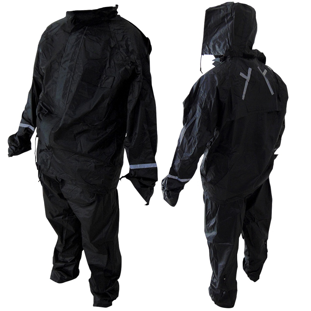 IMPERMEABLE CON CINTA REFLECTIVA TALLA M SECURITY