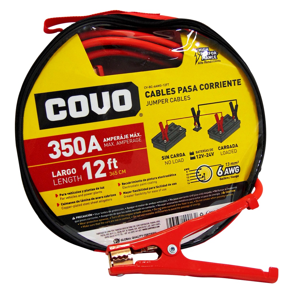 CABLE AUXILIAR 6 AWG X 3.5M COVO