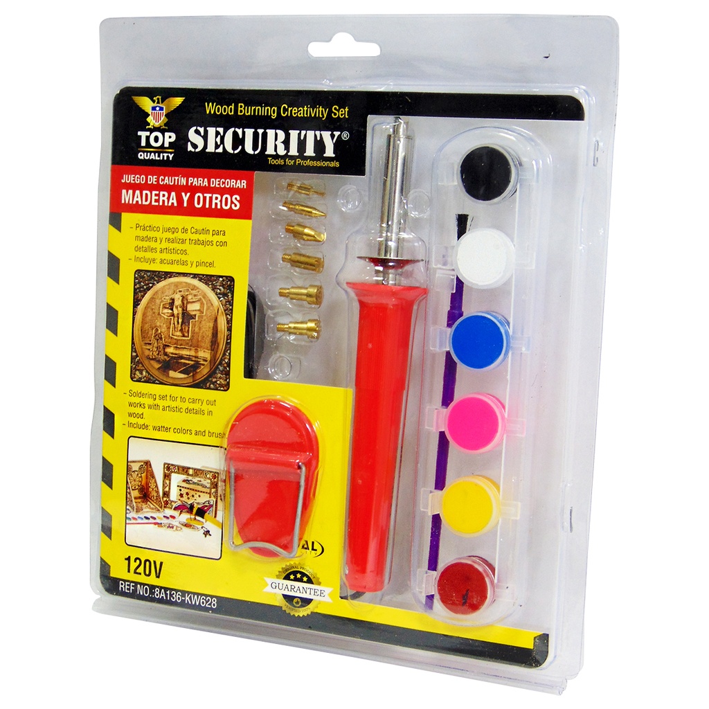 JUEGO DE CAUTIN PARA DECORAR SECURITY