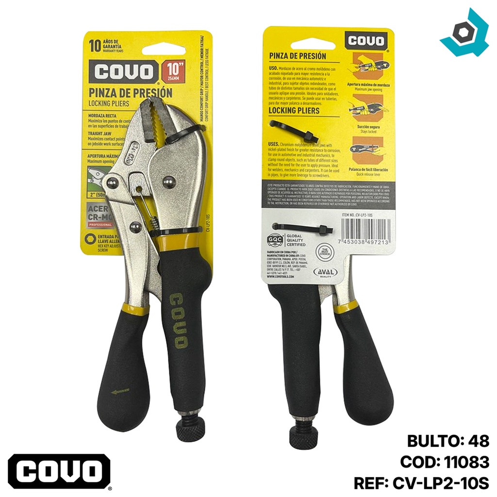 ALICATE DE PRESION 10" COVO