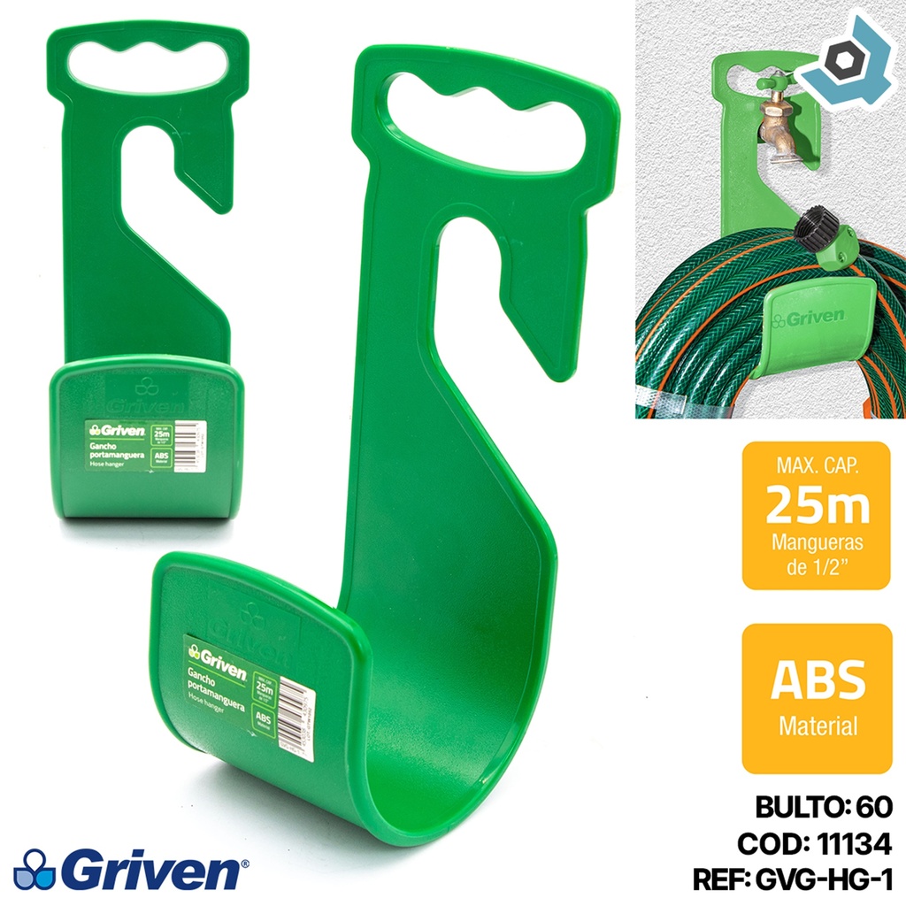 GANCHO PORTA MANGUERA GRIVEN