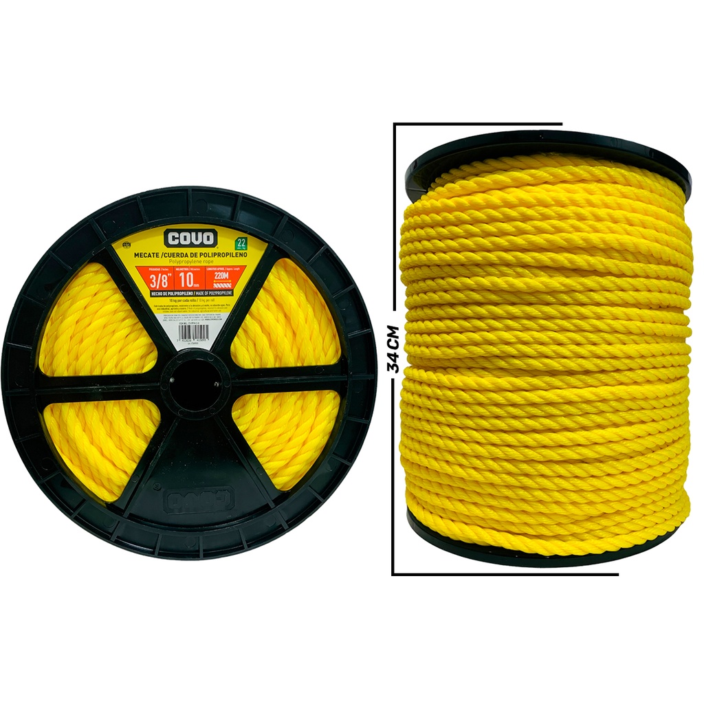 MECATE 3/8" 220 METROS COVO