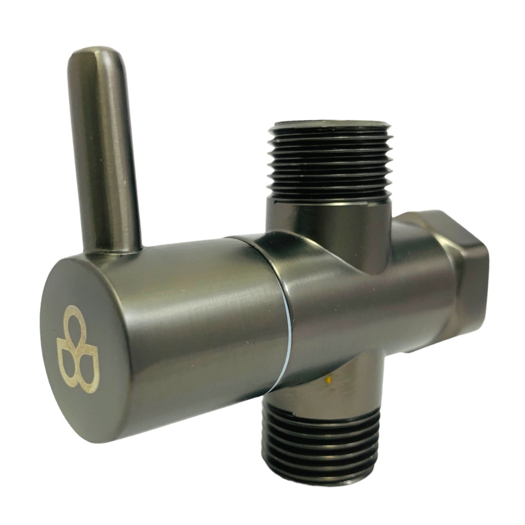 LLAVE DE ARRESTO 1/2" GRIS METALICO GRIVEN GUN METAL