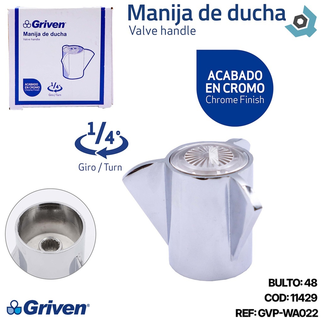 MANIJA DE REPUESTO PARA DUCHA GRIVEN
