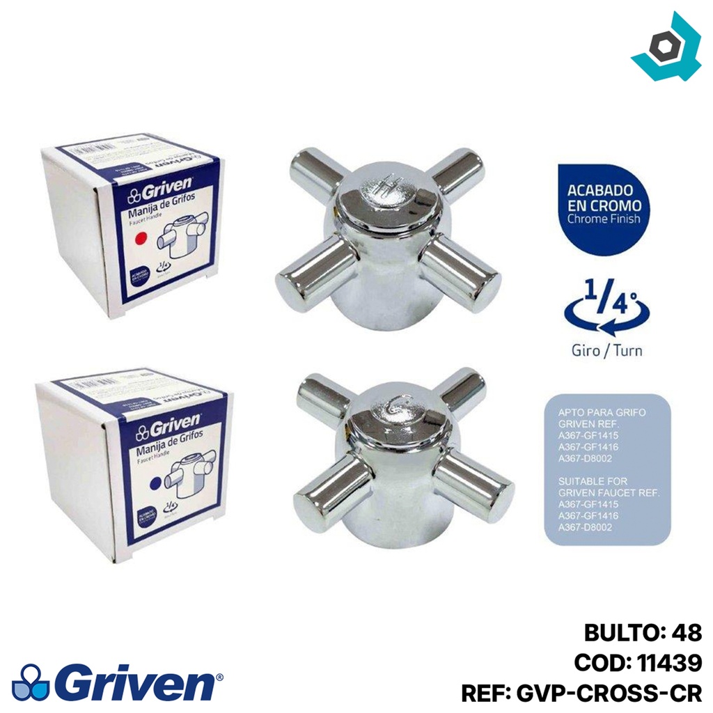 MANIJA DE REPUESTO PARA GRIFERIA GRIVEN