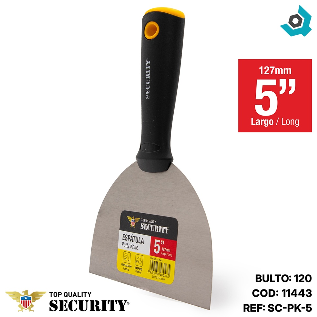 ESPATULA 5" RASPADOR SECURITY