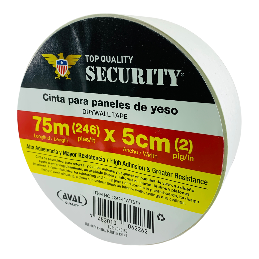 CINTA PARA PANELES DE YESO 75M X 5CM SECURITY