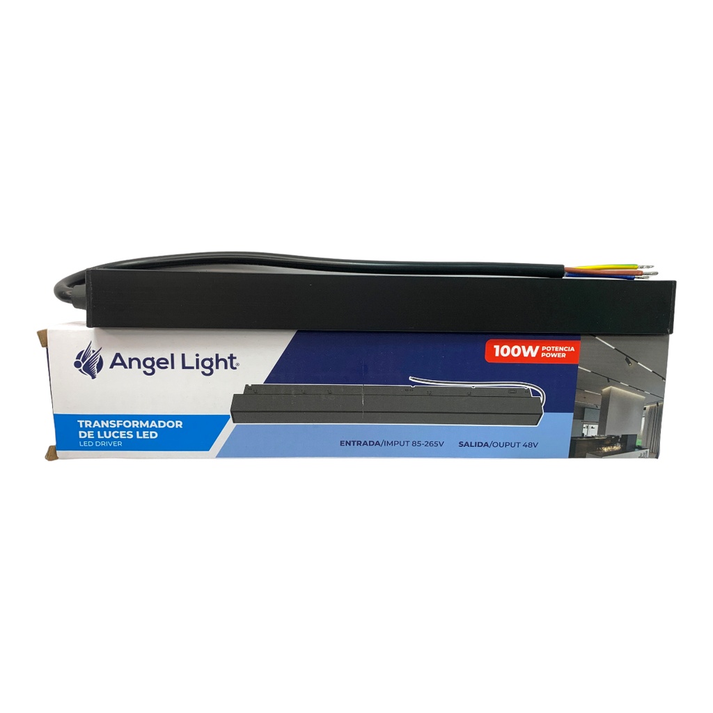 TRANSFORMADOR PARA RIEL MAGNETICO 100W ANGEL LIGHT