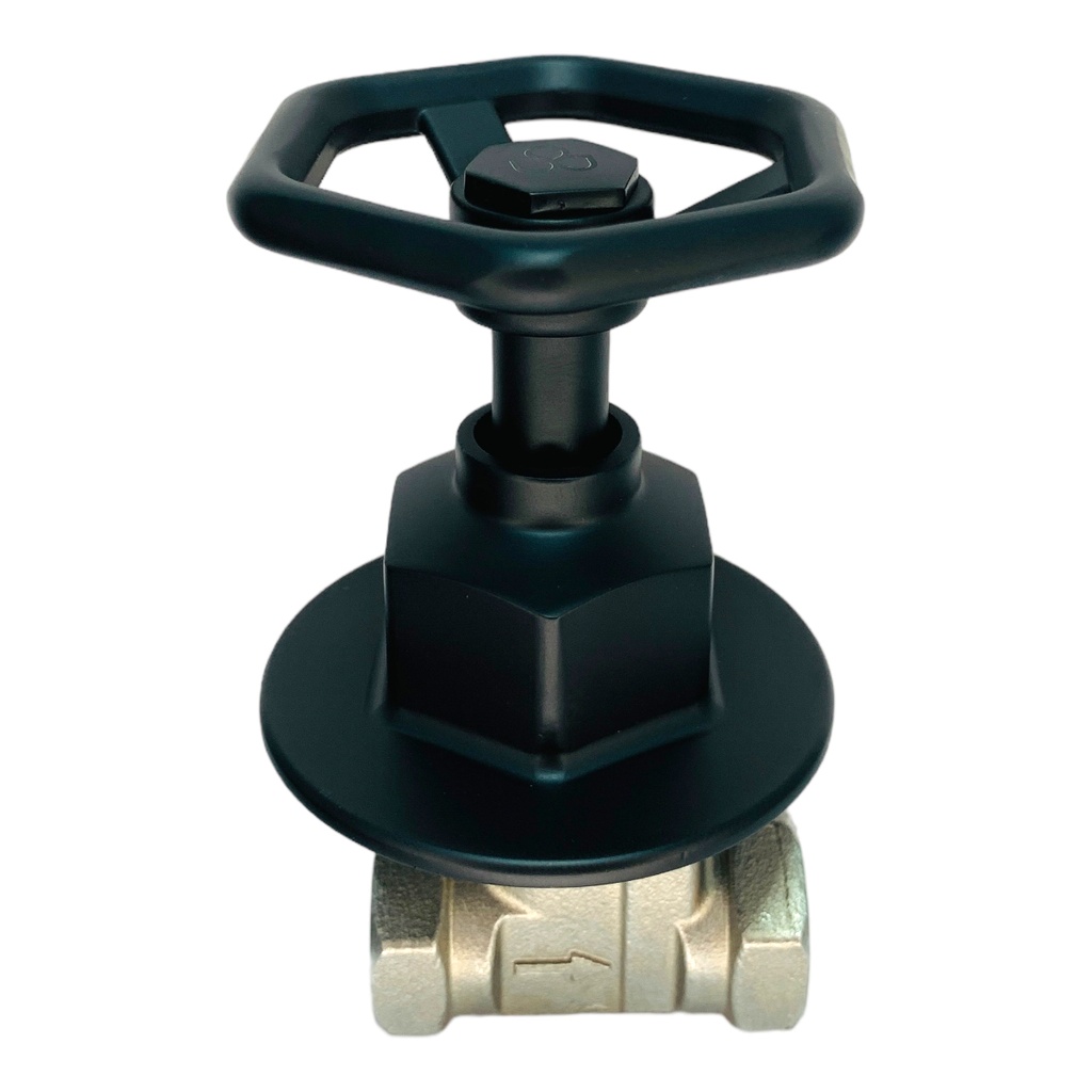 LLAVE PARA DUCHA 1/2" NEGRO MATE ACERO INOXIDABLE GRIVEN