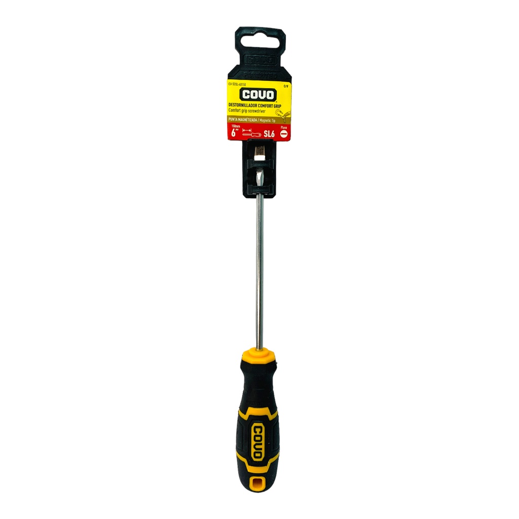 DESTORNILLADOR DE PALETA CONFORT GRIP 6" X SL6 COVO