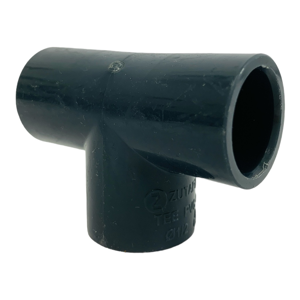 TEE PVC PRES 1/2" CXCXC ZUTAPLAS