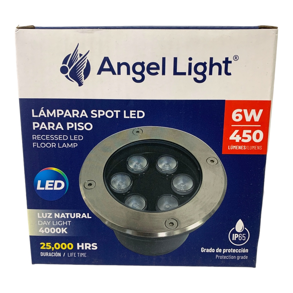 LAMPARA SPOT LED PARA PISO 6W 4000K ANGEL LIGHT