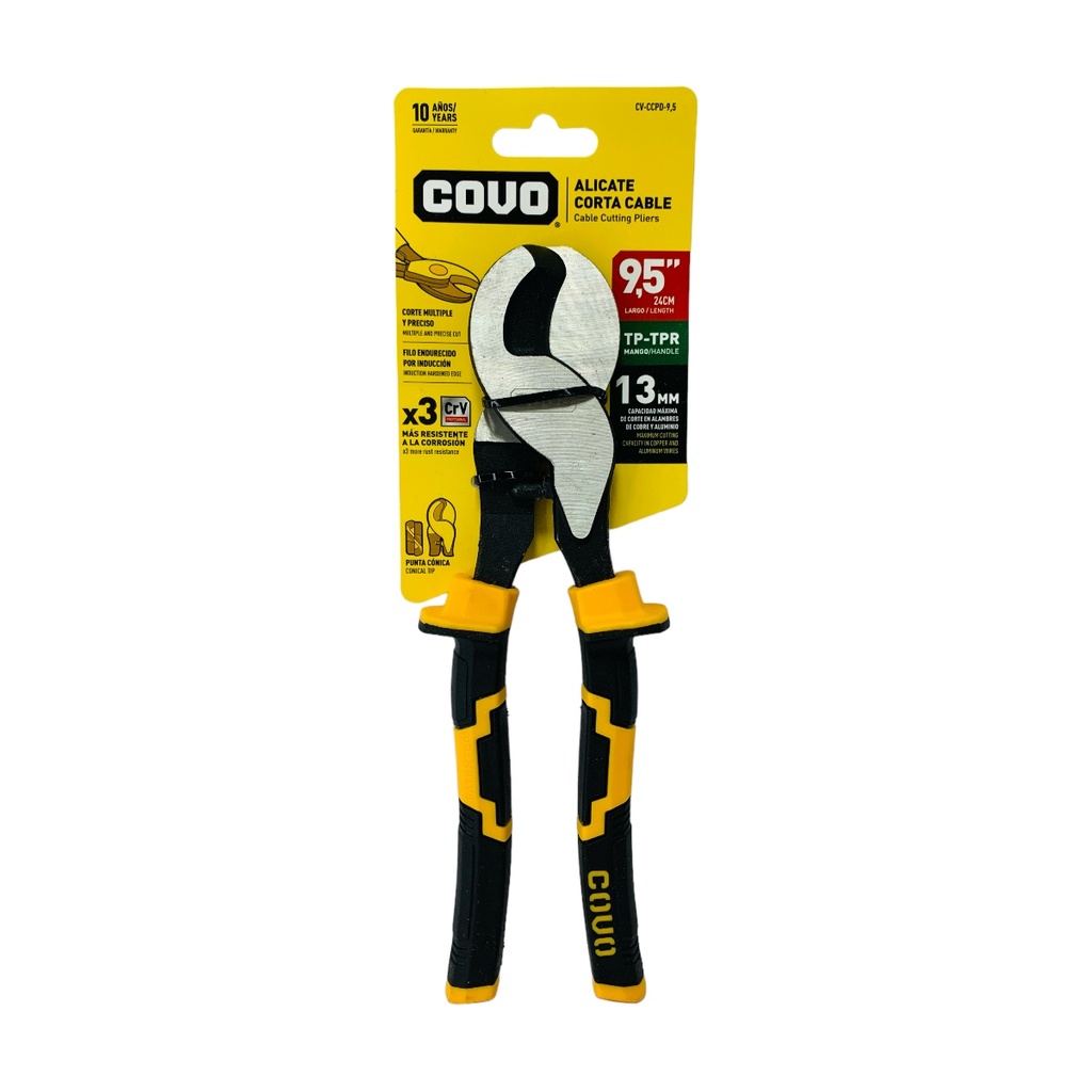 ALICATE CORTA CABLE 9,5" COVO