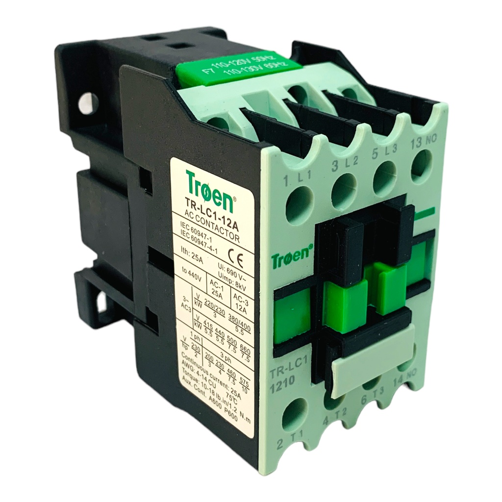 CONTACTOR CA 12A 110V TROEN