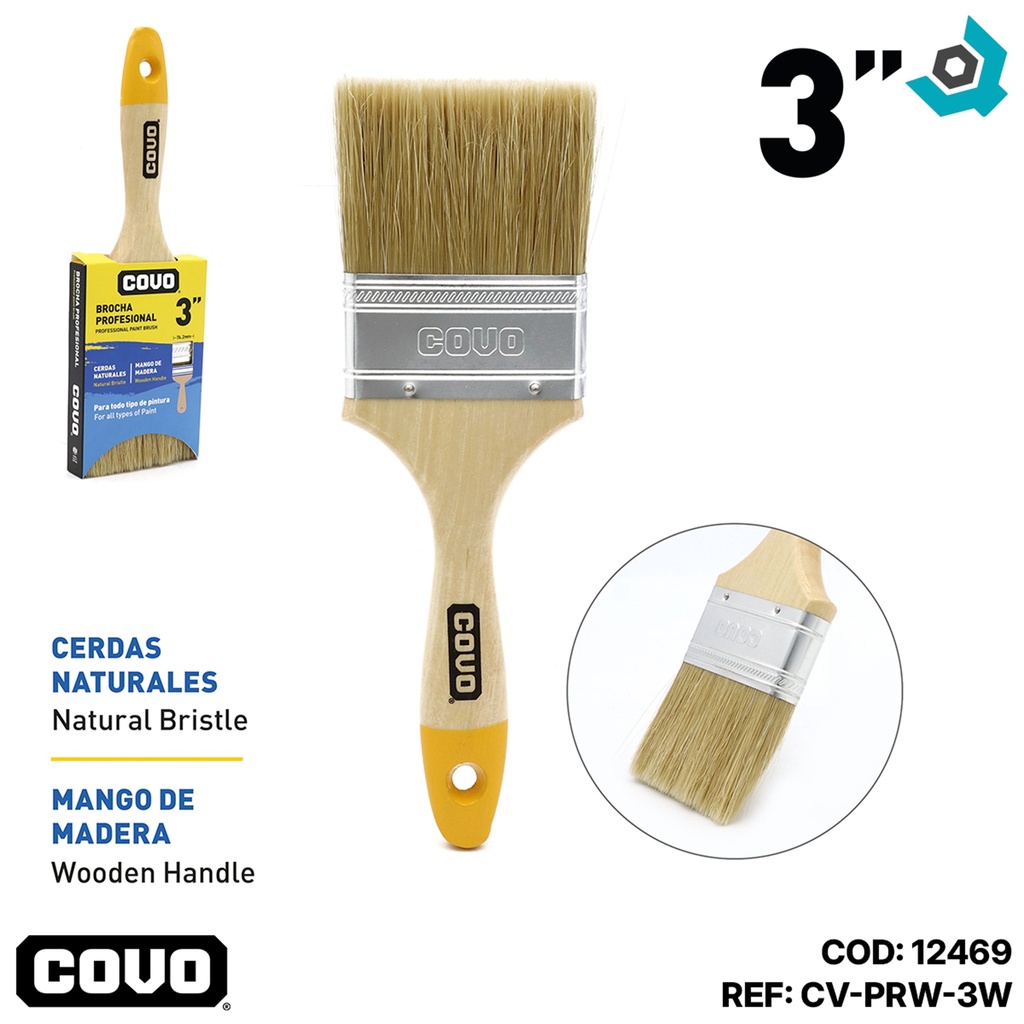 BROCHA PROFESIONAL 3" COVO