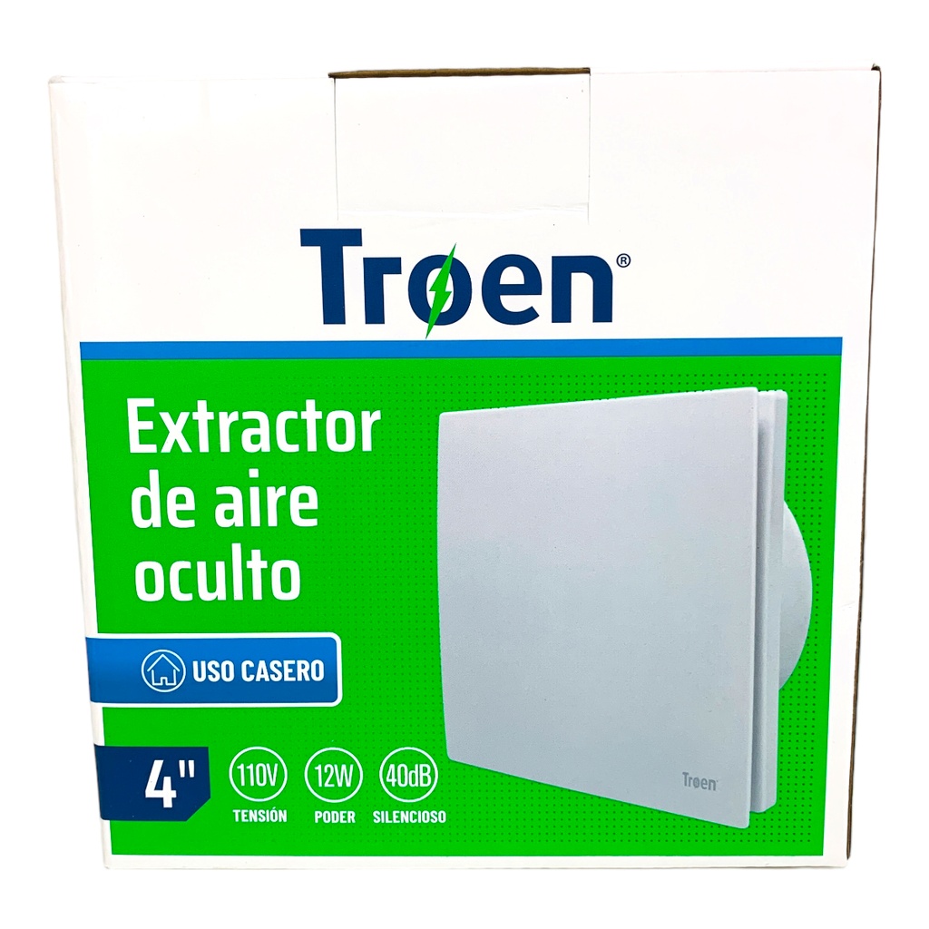 EXTRACTOR DE AIRE 4" OCULTO TROEN