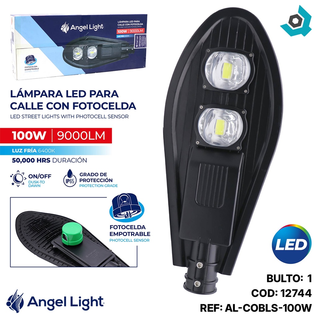 LAMPARA DE LED 100W TIPO COBRA  ANGEL LIGHT