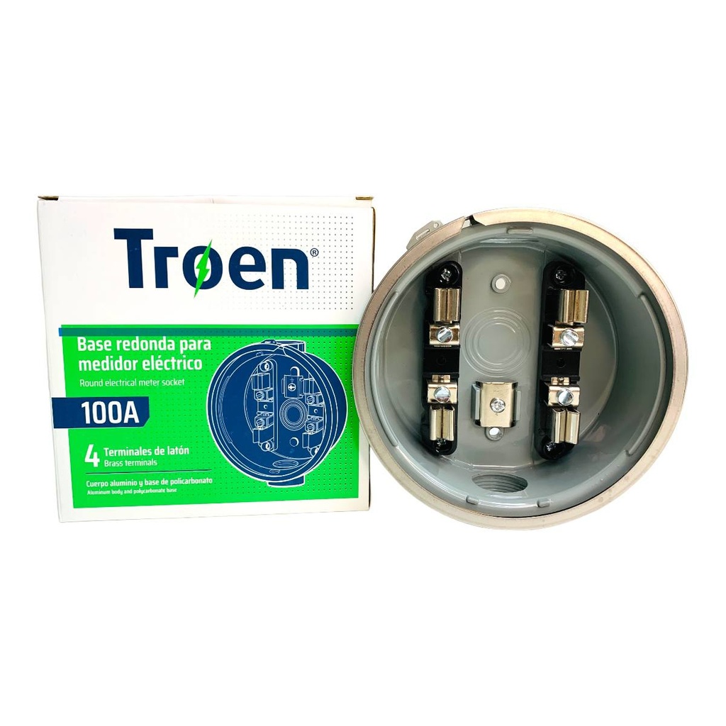 BASE PARA MEDIDOR ELECTRICO 100A TROEN
