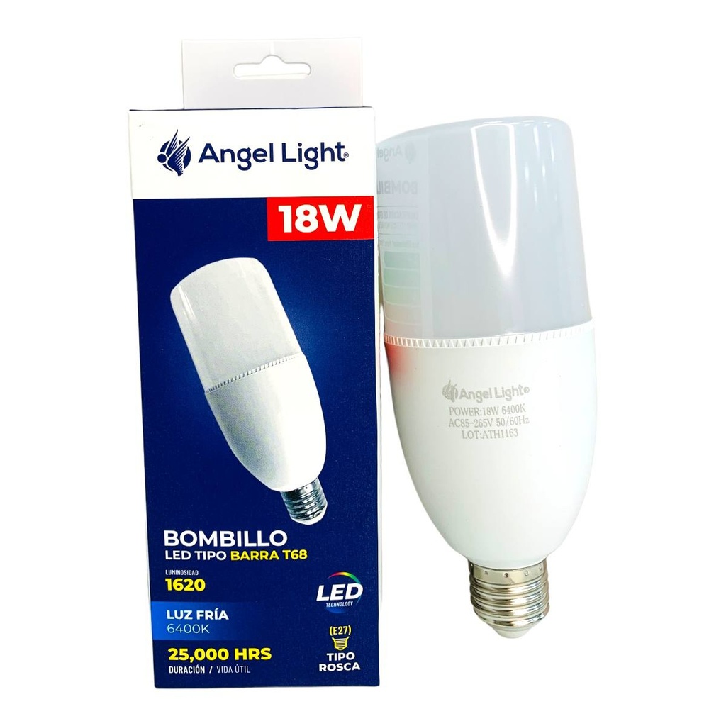 BOMBILLO LED 18W TIPO BARRA LUZ FRIA ANGEL LIGHT