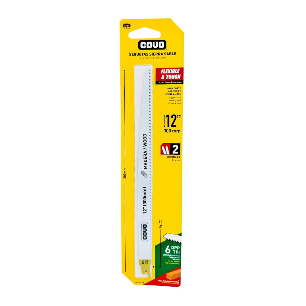 SEGUETA SIERRA SABLE 12" 6 DPP COVO
