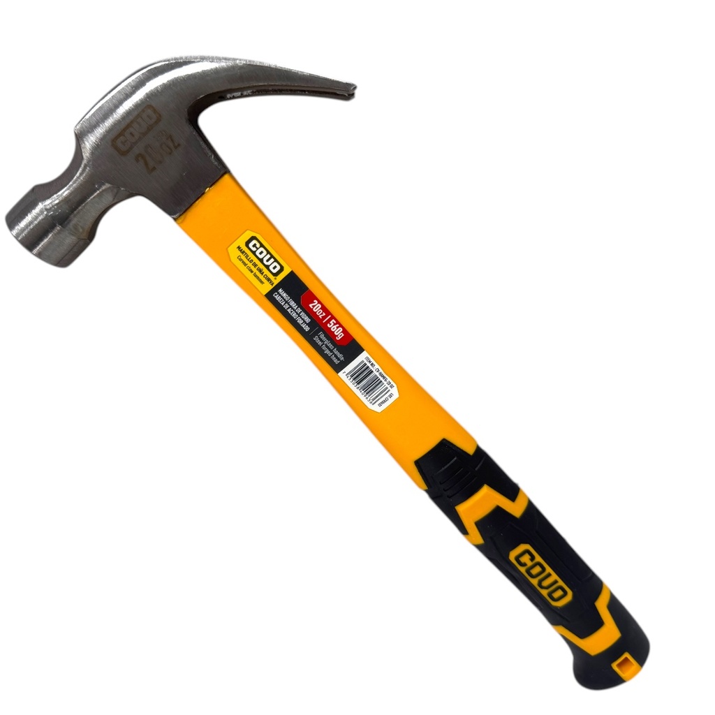 MARTILLO DE UÑA CURVA 20 OZ COVO