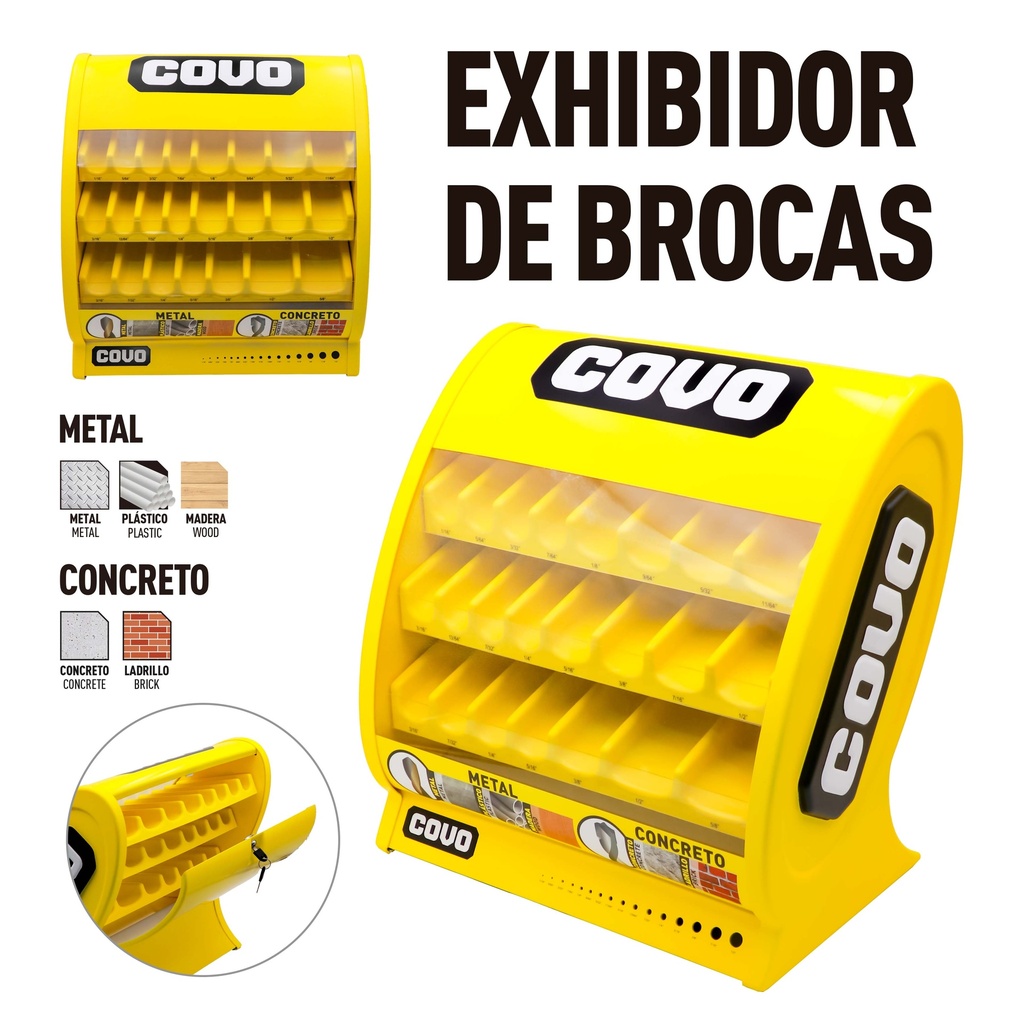 EXHIBIDOR DE MECHAS COVO
