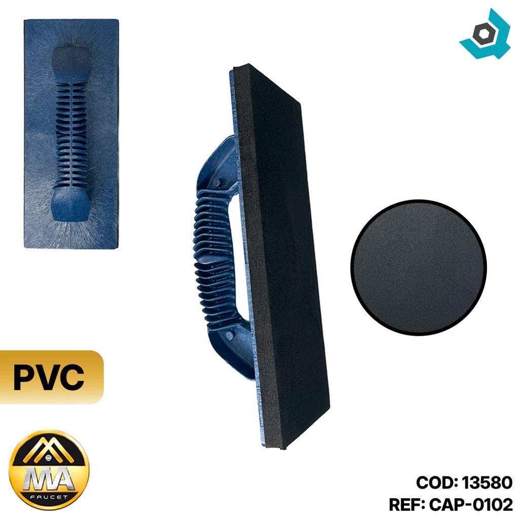 LLANA CON GOMA PARA ALBANILERIA PVC METALES ALEADOS