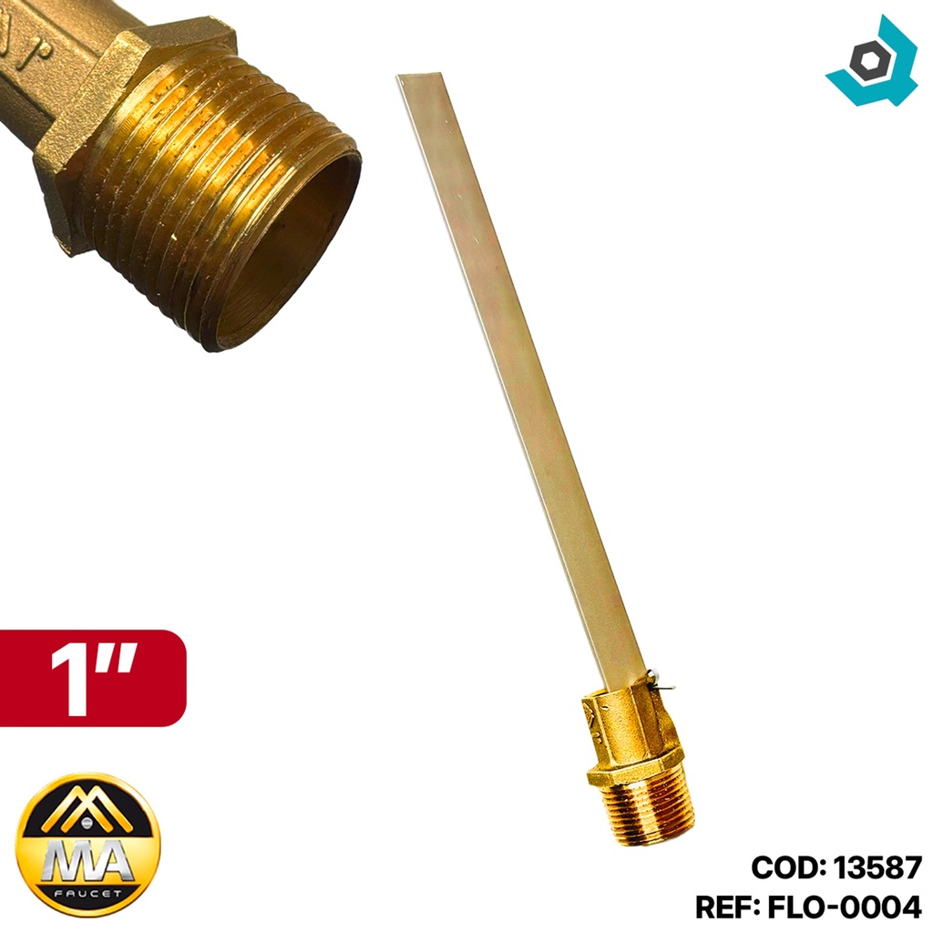 VARILLA 1" PARA FLOTADOR METALES ALEADOS