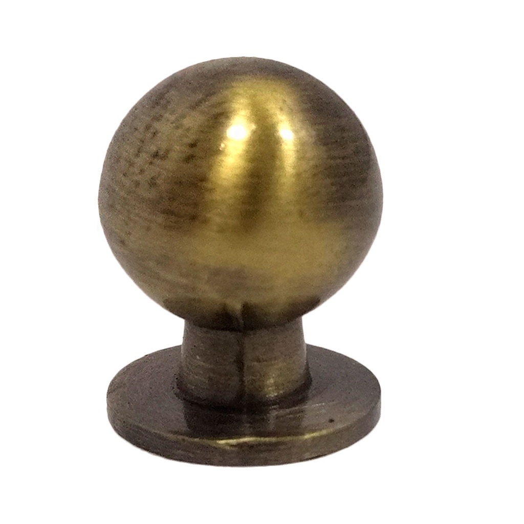 TIRADOR PARA MUEBLES BOTON BRONCE