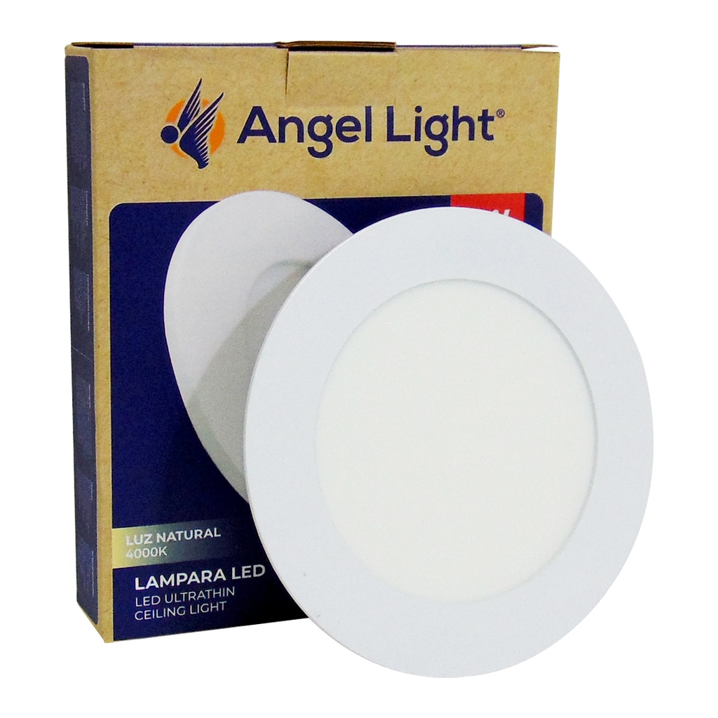 LAMPARA LED PARA EMPOTRAR REDONDA LUZ NATURAL 6W 4.7" ANGEL LIGHT