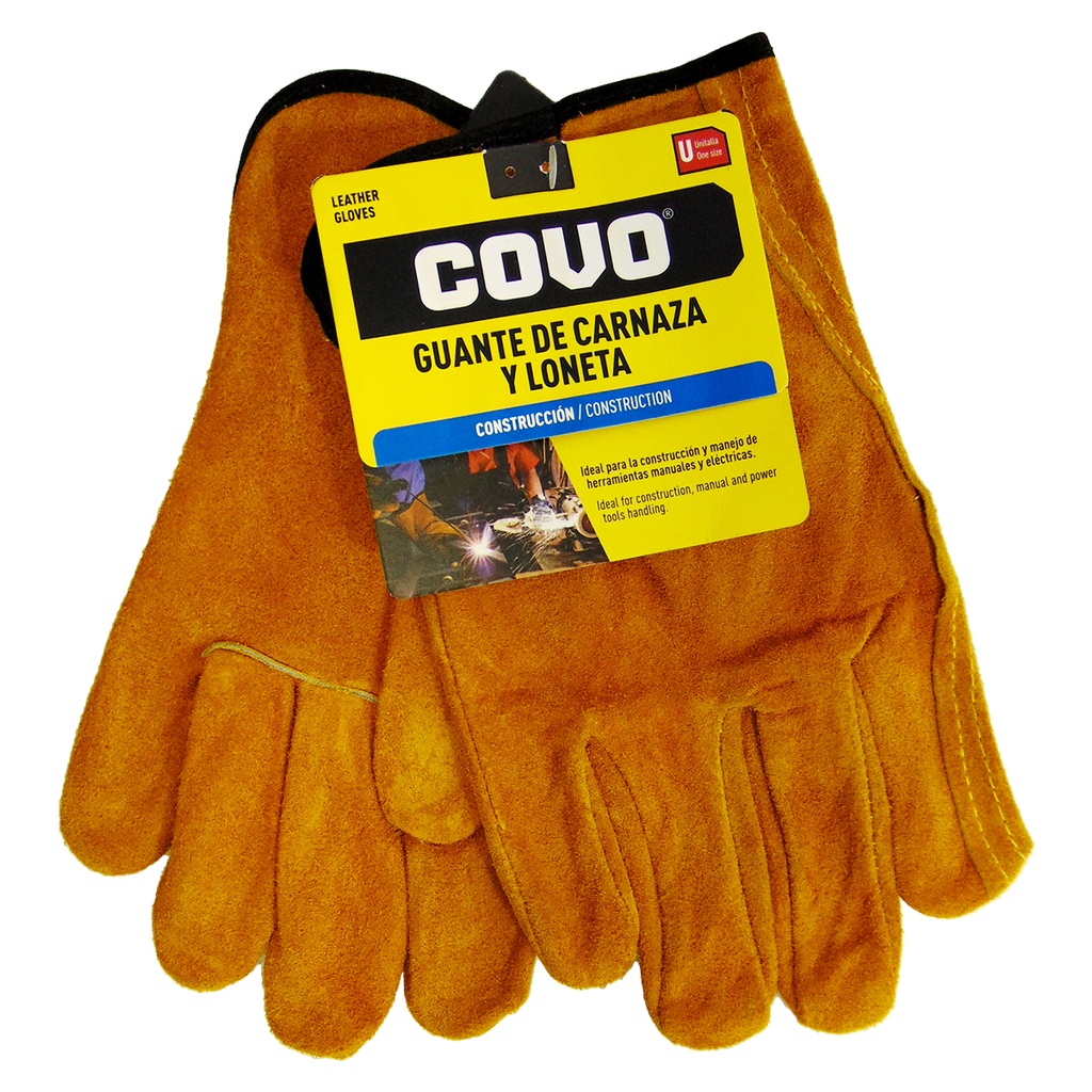GUANTES DE CARNAZA Y LONETA COVO
