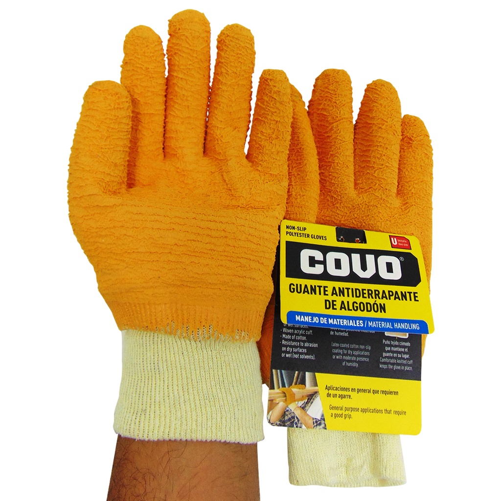 GUANTES DE TRABAJO ANTIDERRAPANTE COVO