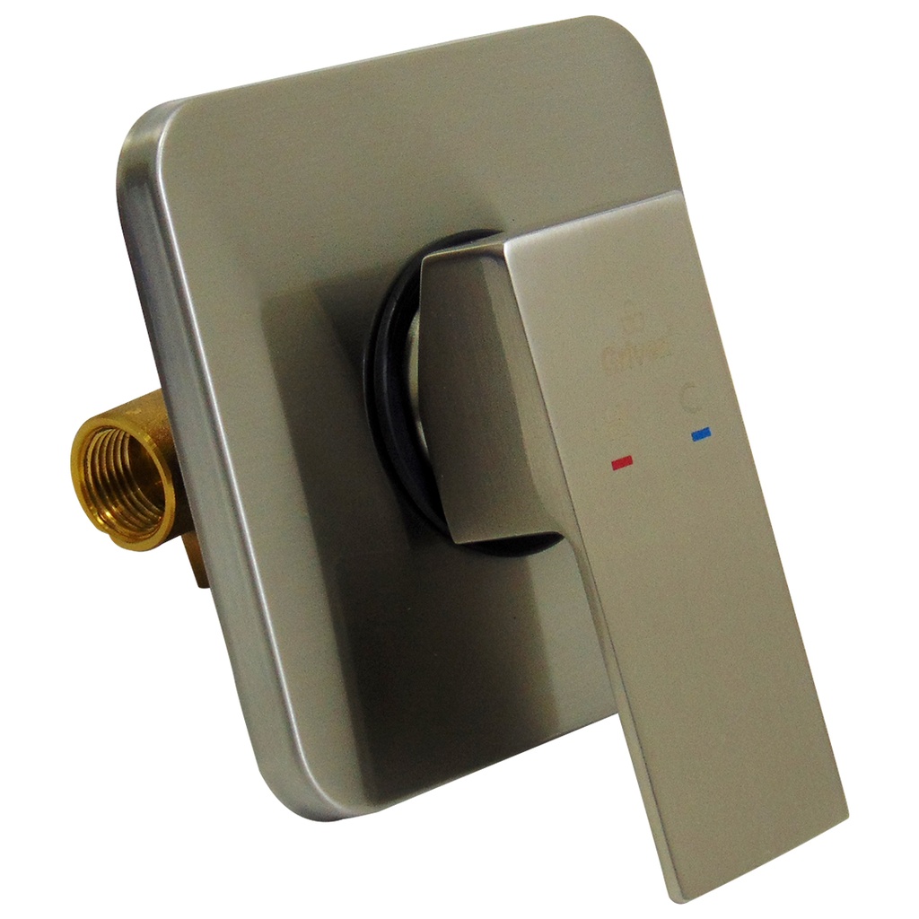 LLAVE PARA DUCHA 1/2" MONOMANDO SATINADA GRIVEN