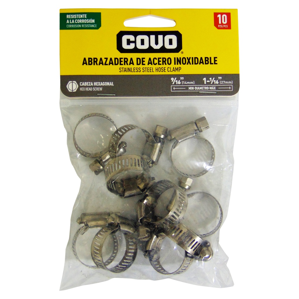 ABRAZADERAS DE ACERO COVO