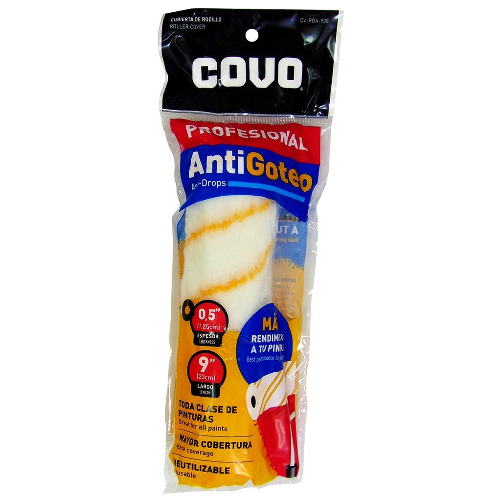 FUNDA PARA RODILLO 9" ANTIGOTEO COVO