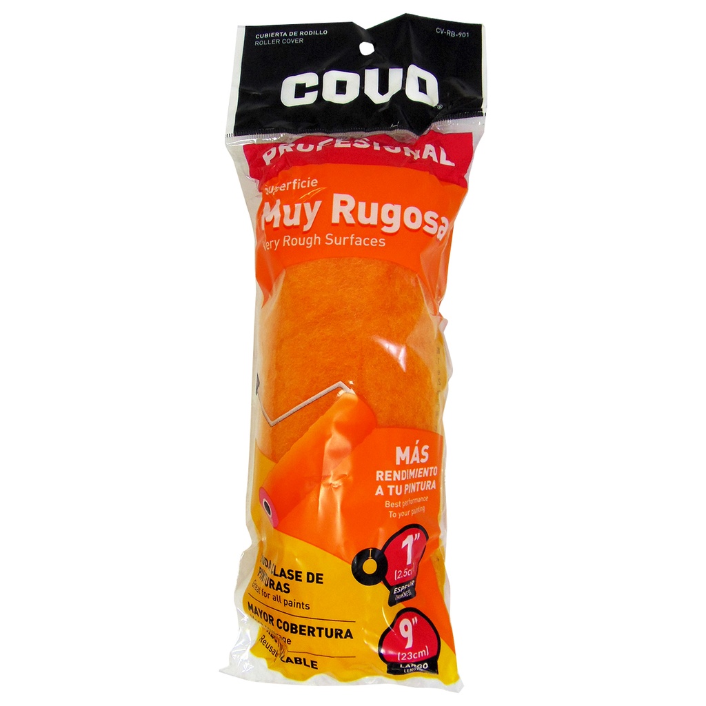 FUNDA PARA RODILLO 9" MUY RUGOSA COVO