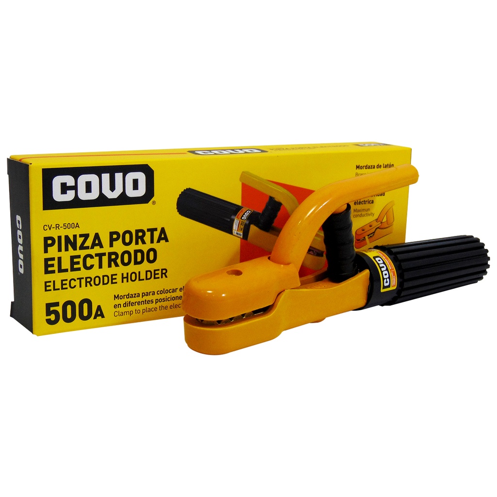 PORTA ELECTRODOS 500AMP COVO