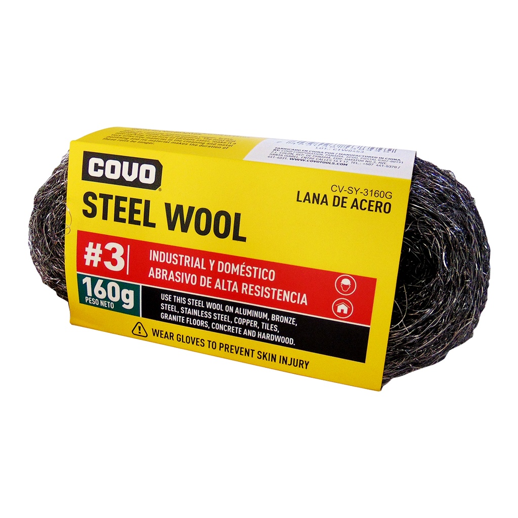 LANA DE ACERO #3 160G COVO