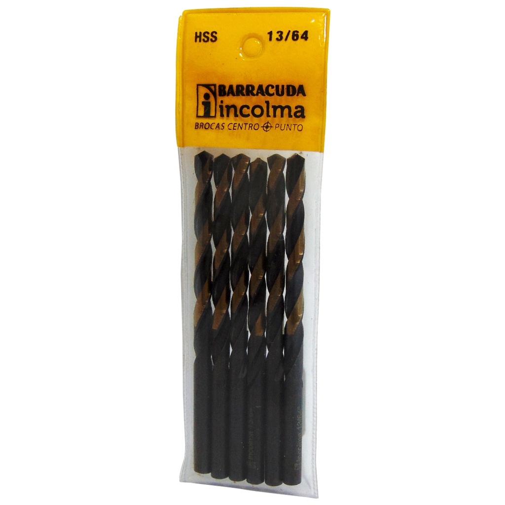 MECHA PARA HIERRO 13/64" 6 PIEZAS BARRACUDA