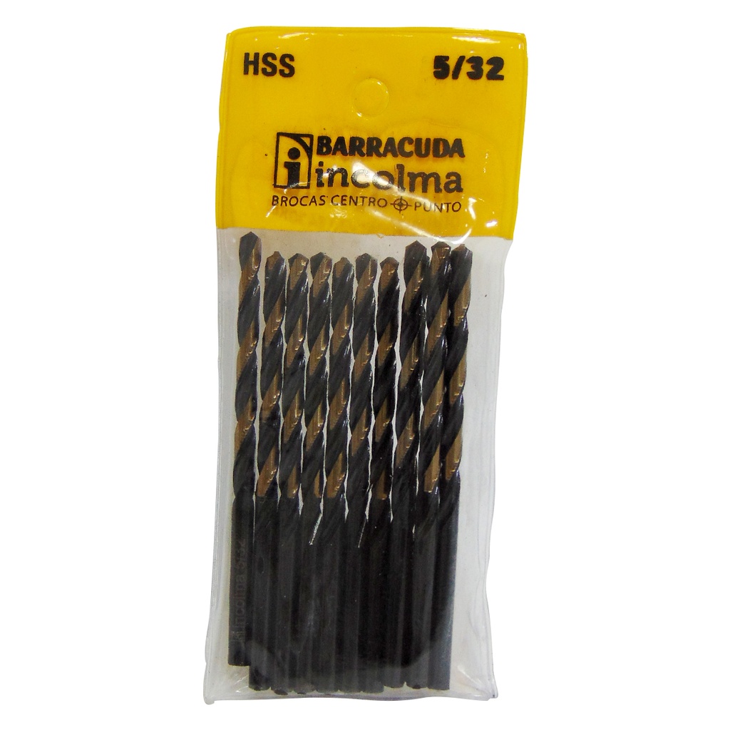 MECHA PARA HIERRO 5/32" 12 PIEZAS BARRACUDA